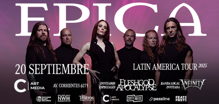 EPICA Latin America Tour 2025 – Buenos Aires