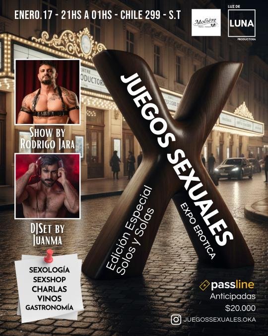 Juegos Sexuales X – Expo Erótica (Edición especial Solos y Solas)