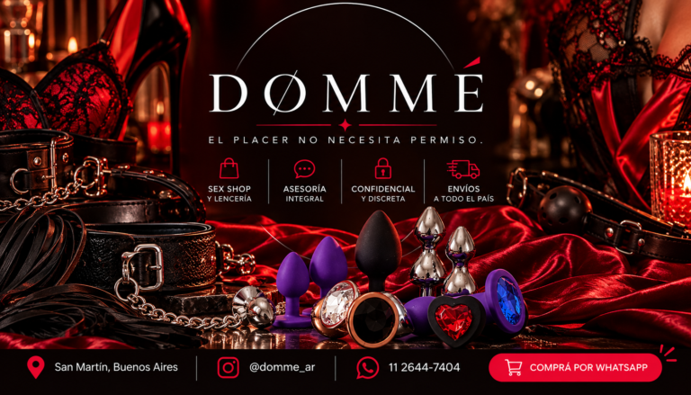 DOMMÉ | Sex Shop y Bienestar Íntimo en San Martín